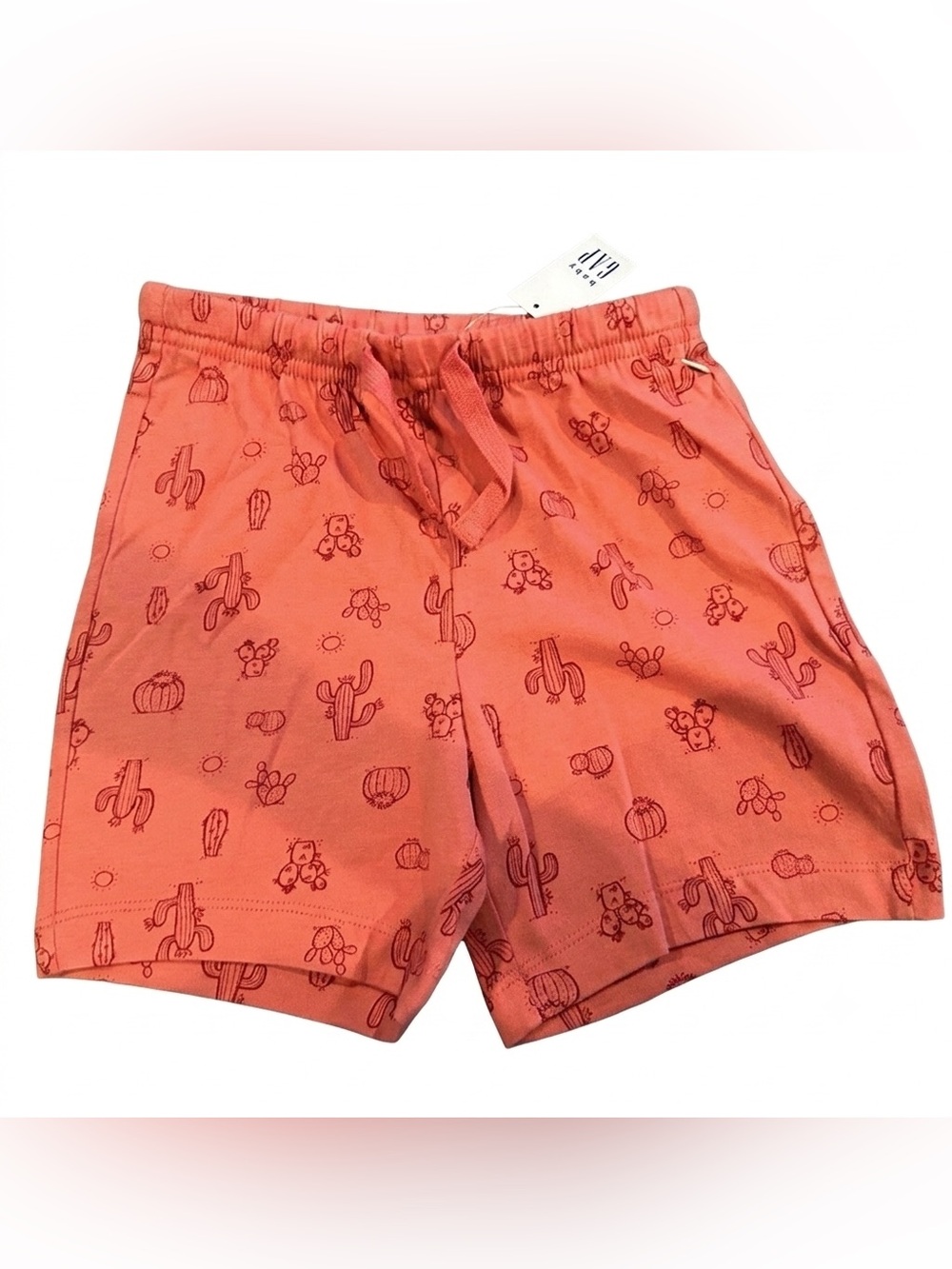 GAP cotton shorts cactus Print Toddler Boy size 4 NWT